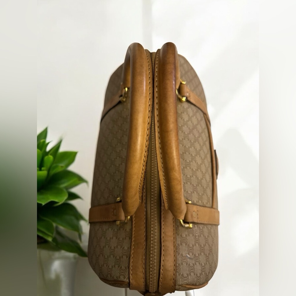 Celine champagne Macadem Triomphe Boston Mini Bag - Picture 10 of 16